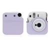Blummy PU Leather Camera Case Compatible with Instax Mini 12 Instant Camera with Adjustable Strap and Pocket (Purple) view 4