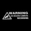 8pcs Camera Audio Video Recording Window Cars Vinyl Stickers Warning On Board Camera Recording Car Window Truck Auto Vinyl Sticker Decor Gift view 1