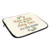 One Day Or Day One Mac Book Pro 14" Sleeve - Cute Design Laptop Sleeve - Graphic Mac Book Sleeve view 2