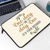One Day Or Day One Mac Book Pro 14" Sleeve - Cute Design Laptop Sleeve - Graphic Mac Book Sleeve view 3