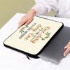One Day Or Day One Mac Book Pro 14" Sleeve - Cute Design Laptop Sleeve - Graphic Mac Book Sleeve view 4