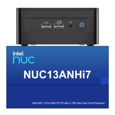 Intel NUC 13 Pro, for ASUS NUC 13 pro NUC13ANHi7 Arena Canyon Mini PC, Core i7-1360P, 32GB RAM, 1TB SSD, Mini Computer Win 11 Pro for Business Home Office Support 8K/4K Quad Display/Wifi6E/BT 5.3/TB 4