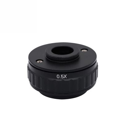 CTV 0.35X/0.5X C Mount Lens Adapter Focus Adjustable Camera C Mount Adapter Trinocular Stereo Microscope Set (Color : 3.5-45X(0.5X))