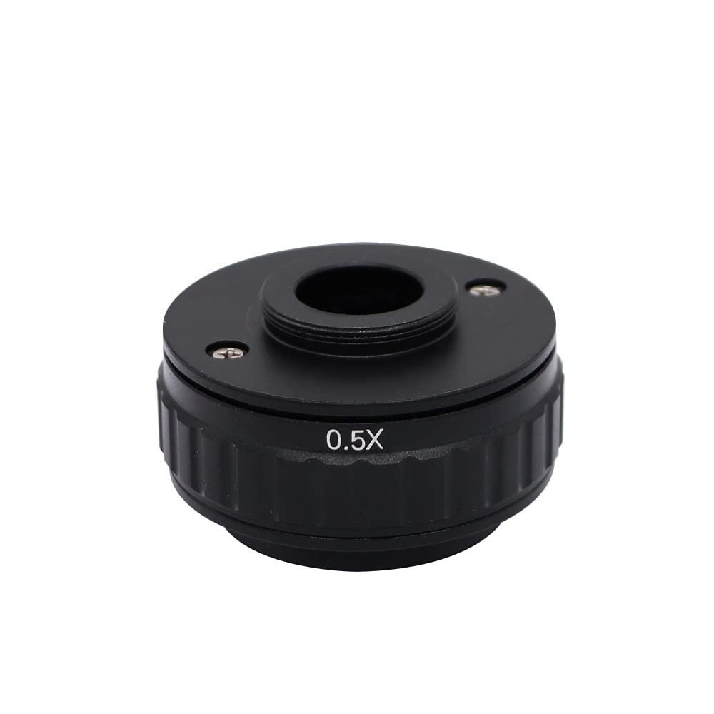CTV 0.35X/0.5X C Mount Lens Adapter Focus Adjustable Camera C Mount Adapter Trinocular Stereo Microscope Set (Color : 3.5-45X(0.5X))