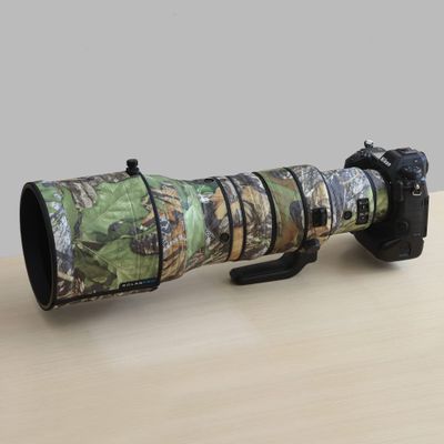 ROLANPRO Waterproof Lens Cover for Nikon Z 400mm F2.8 TC VR S Rain Cover Lens Protective Sleeve Case Clothing-#17 Jungle Waterproof
