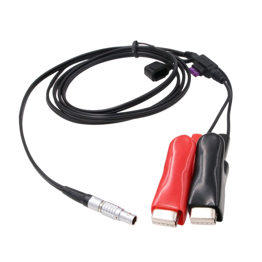 HangTon 5 Pin External Power Cable for South S86 S82, KOLIDA K9T, Stonex S10 GPS GNSS RTK Receiver from Car Battery