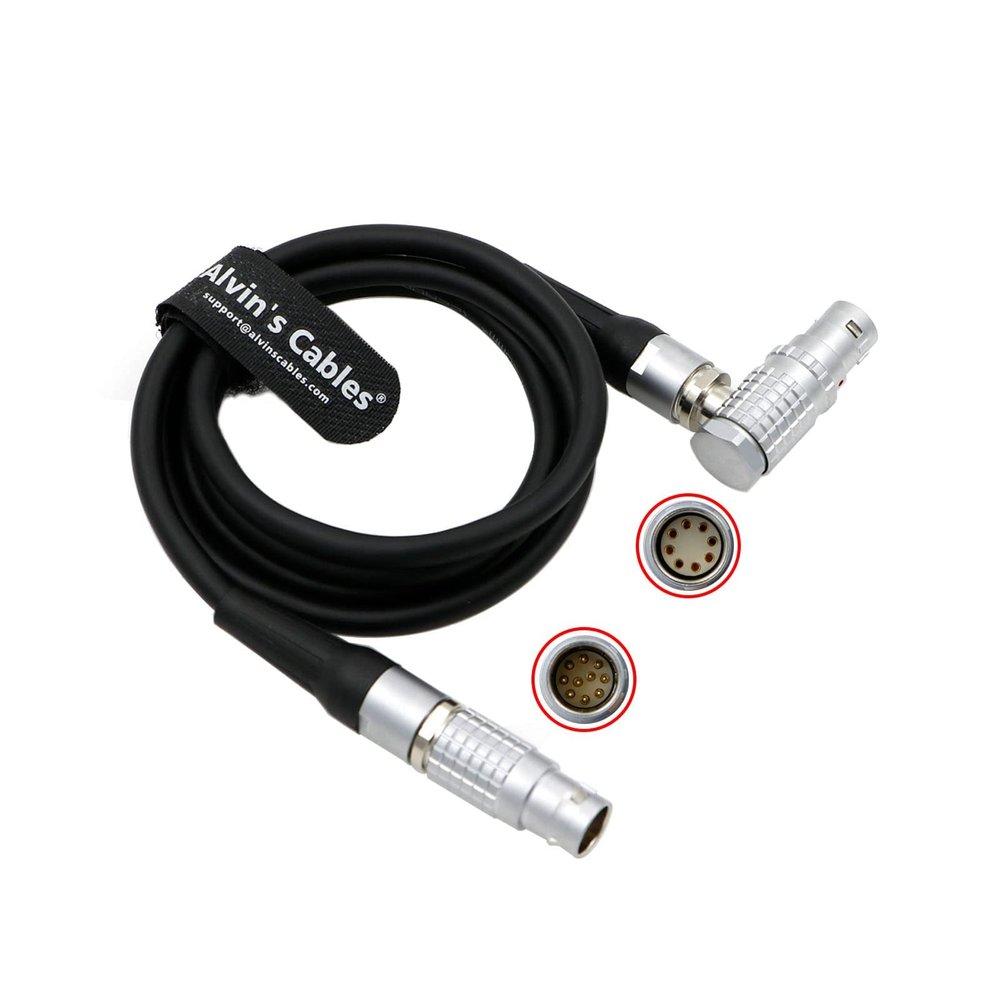Alvin's Cables Power Cable for ARRI Alexa Mini| Alexa 35| Amira| Alexa Mini LF 10 Pin Male to 8 Pin Female Cable for DJI Ronin 2 Dual TB50 Battery Mount 125CM| 4.1ft