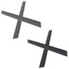 ToughAsNails 2 Pairs Replacement Ear Socks Rubber for Oakley Currency OX8026/Twin Shock OX3095 Black&Gray view 1