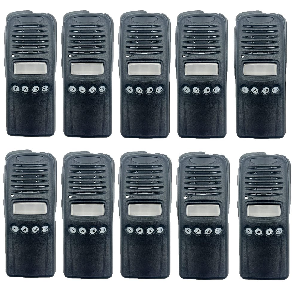 Amazingxiax 10Pack Replacement Full-Keypad Repair Housing Case Front Cover for TK2180 TK3180 Radios