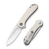 CIVIVI Folding Pocket Knife- Elementum Flipper Knife with 2.96'' D2 Blade G10 Handle, Ideal for Outdoor EDC Gift C907A-3 view 1