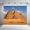 BELECO 20x10ft Fabric Egyptian Pyramids Backdrop Desert Pyramid Camels Blue Sky White Clouds Giza Desert Egypt Backdrop Background Wall Mural Egyptian Party Decorations Studio Photography Props view 4