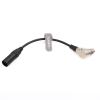 SZRMCC Right Angle XLR 4 Pin Female to XLR 4 Pin Male Original Power Extension Cable for Sony F55/ SXS DSLR ARRI Alexa Camera Practilite 602 TVlogic Monitor view 3