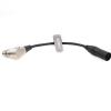 SZRMCC Right Angle XLR 4 Pin Female to XLR 4 Pin Male Original Power Extension Cable for Sony F55/ SXS DSLR ARRI Alexa Camera Practilite 602 TVlogic Monitor view 4