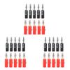 Nicfaky 4mm Insulated Banana Plugs New 30Pcs Red + Black view 1