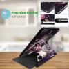 JANENFNA Case for All-New 6" Basic Kindle 11th Generation 2022 Release, 360 Degree Rotating Swivel Stand PU Leather Case with Auto Sleep/Wake, Only for Basic Kindle 2022, Skull with Crown view 3