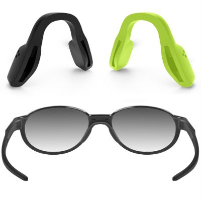 ToughAsNails 2 PCS Standard Fit Replacement Nose Pads Pieces for Oakley Nxtlvl OX8028 Glasses Black&Green