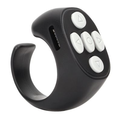 Upgrade Bluetooth Remote Control Page Turner, Video Scrolling Ring and Camera Shutter Remote, Wireless Ring Remote for Presentations and Photography