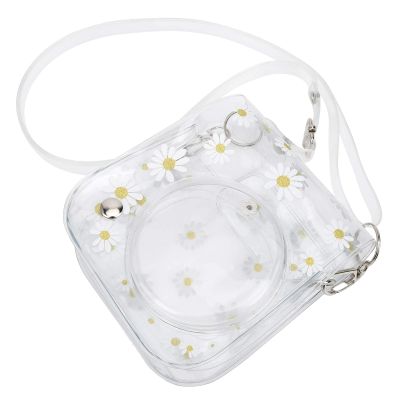 Camera Bag, Daisy Transparent Camera Case Bag, Adjustable PVC Shoulder Bag, for Mini 11/9/8 Camera