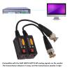 Video Balun Transceiver, CVI TVI AHD Video Balun Transmitter 1080P 5MP ABS for Security Camera System view 2