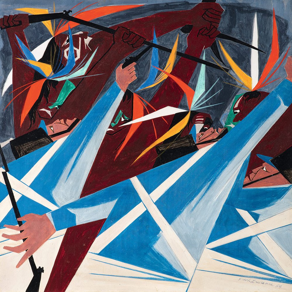Jacob Lawrence : The American Struggle : Archival Art Print