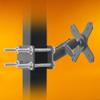 iBOLT VESA 75x75 mm/ 100x100 mm BizMount Monitor Pillar Bracket Mount for Warehouse Vehicles, Inventory Management, and Material Handling view 4