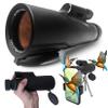 CrossOptic HD Monocular 12x56 with Smartphone adapter ideal for Hunting, Hiking, Bird Watching, Stargazing and many Outdoor activities! Premium FMC coating and BAK4 Prism give an excellent experience view 1