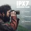 CrossOptic HD Monocular 12x56 with Smartphone adapter ideal for Hunting, Hiking, Bird Watching, Stargazing and many Outdoor activities! Premium FMC coating and BAK4 Prism give an excellent experience view 2