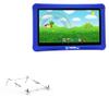 BoxWave Stand and Mount Compatible with Linsay F10IPKIDS (10.1 in) - Pocket Aluminum Stand 3-in-1, Portable Multi Angle Viewing Riser - Metallic Silver view 1