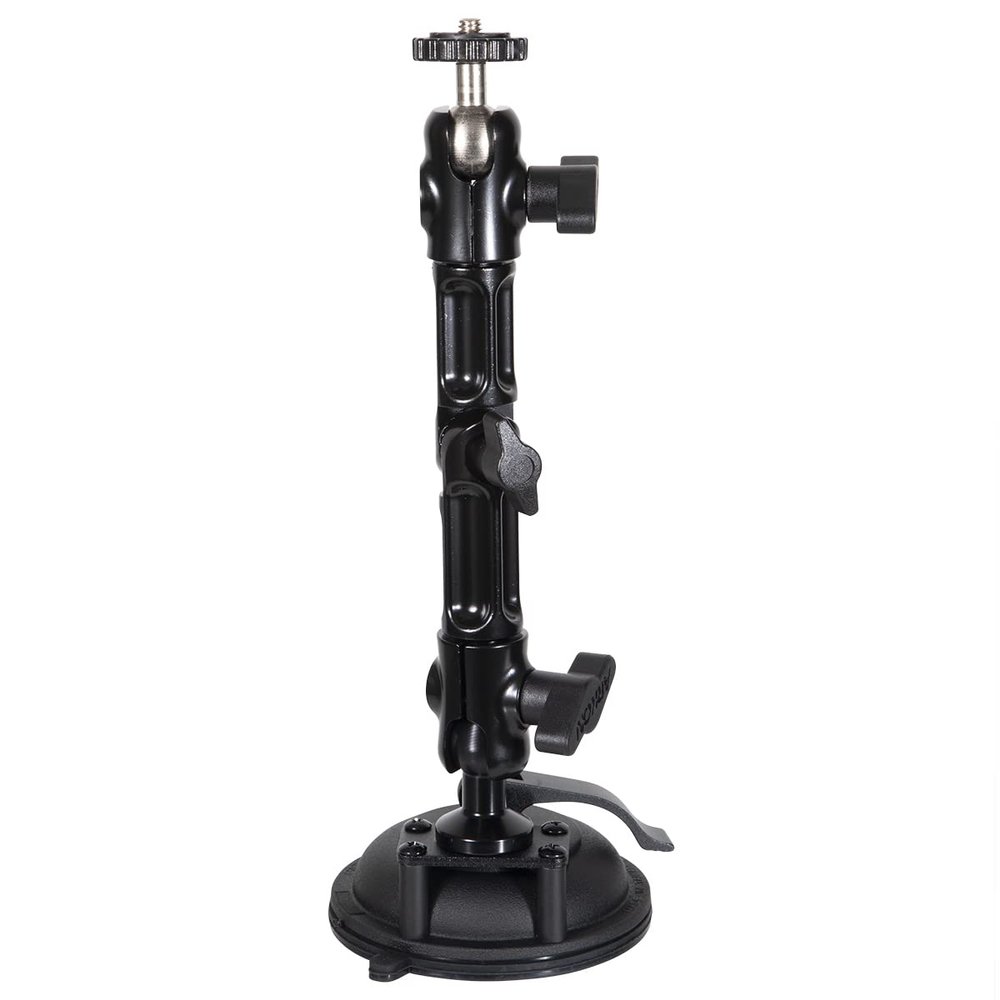 ARKON Mounts Multi-Angle Suction Cup Camera Mount, Universal -20 Mount, 360 Degree Rotation, Heavy-Duty and Secure, HD6801420,Black