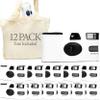 H&H Photo Supply White Disposable Cameras for Wedding (12 Pack)  Deluxe Disposable Camera Bulk Set Perfect for Weddings!  Includes Carrying Tote & Development Discount  USA-Made Film, 27 Photos view 1