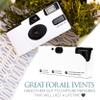 H&H Photo Supply White Disposable Cameras for Wedding (12 Pack)  Deluxe Disposable Camera Bulk Set Perfect for Weddings!  Includes Carrying Tote & Development Discount  USA-Made Film, 27 Photos view 3