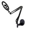 Webcam Ring Light Wall Mount, 10'' Streaming Light with Folding Arm Wall Holder Compatible with Logitech C920s StreamCam Brio C930 C922x C925e C615 webcams view 3