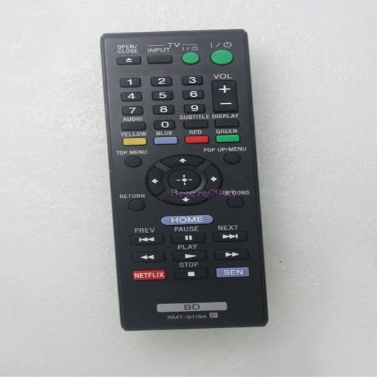 Replacement Remote Control Replace for TV/Audio/Projector for Sony BDP-BX510 BDP-S2100 BDP-S2200 BDP185WN BLU-RAY PLAYER