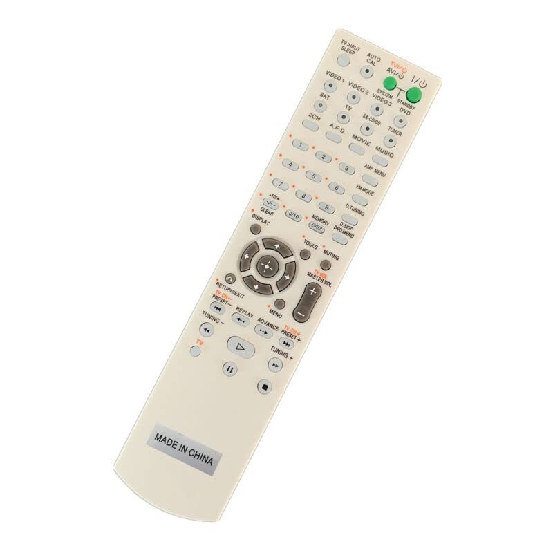 Replacement Remote Control Replace for TV/Audio/Projector for Sony STR-DE595 STR-DE597 STR-DE598 AV DVD Stereo Receiver