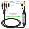 DUOYUTING Digital to Analog 3.5mm AUX Audio Cable,Optical to 2 RCA Adapter, All-in-one D/A Audio Converter, for TV/PS4/Xbox/DVD SPDIF/TOSLINK/Optical Port to Sound Box Amplifier Headphones 16.5FT view 2