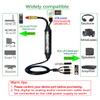 DUOYUTING Digital to Analog 3.5mm AUX Audio Cable,Optical to 2 RCA Adapter, All-in-one D/A Audio Converter, for TV/PS4/Xbox/DVD SPDIF/TOSLINK/Optical Port to Sound Box Amplifier Headphones 16.5FT view 3