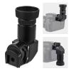 Andoer Camera Viewer 1.25X/2.5X Magnification Right Angle Viewer with 10 Mounting Adapters Replacement for Canon Nikon Pentax Olympus Leica Fujifilm DSLR Camera view 2