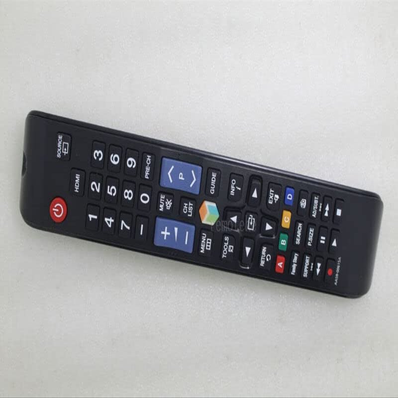 Replacement Remote Control Replace for TV/Audio/Projector for Samsung UA32ES5500R UN60ES6100 UA65ES8000 AA59-00642A LCD TV