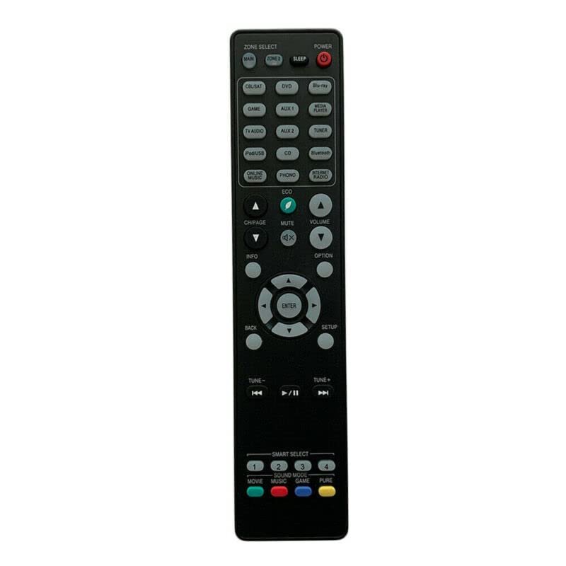 Replacement Remote Control Replace for TV/Audio/Projector for Mazrrantz SR7015 SR5015 SR5015DAB 4K UHD Ultra HD AV Receiver
