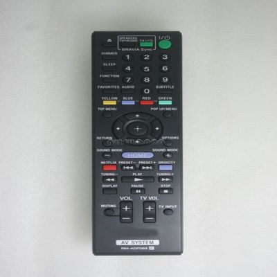 Replacement Remote Control Replace for TV/Audio/Projector for Sony HBD-T58 HBD-E570 HBD-E370 3D Blu-ray Home Theater System