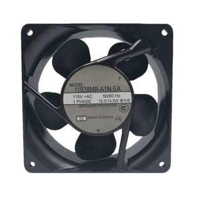 AC115V 15.5/14.5W 11938MB-A1N-EA 12038 12cm 2-pin Axial Cooling Fan