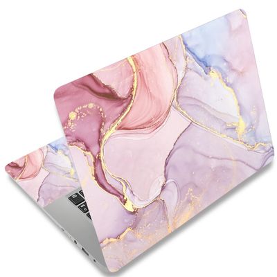 17 17.3 Inches Laptop Skin Sticker Netbook Skin Sticker Personalized Reusable Notebook PC Art Protector Cover Case by AORTDES (Colorful Marble)