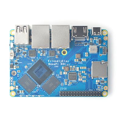 NanoPi R6C Router 8GB RAM 32GB eMMC Rockchip RK3588S A76 A55 Dual 2.5G Ethernet Support HDMI2 Linux/Openwrt/Debian/Ubuntu (8GB RAM 32GB EMMC, SingleBoard)