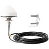 Anina Sirius XM Satellite Radio Antenna, Mirror Tubular Mount Aerial with SMB Connector 21ft Extension Wire for Semi Truck RV Trailer Car Vehicle, High Gain Sirius XM Stereo Receiver Tuner Antenna view 1