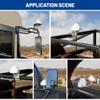 Anina Sirius XM Satellite Radio Antenna, Mirror Tubular Mount Aerial with SMB Connector 21ft Extension Wire for Semi Truck RV Trailer Car Vehicle, High Gain Sirius XM Stereo Receiver Tuner Antenna view 3