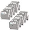 Absonic 10-Pack MK231 Label Tape White Compatible for Brother M-K231 M-K231S M231 MK-231 12mm 0.47" P Touch Tape M 12mm 1/2" White for PT-65 PT-M95 PT-45M PTM95 PT-80 PT-90 Label Maker view 1