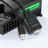 DriverGenius SerialPulseX USB to Serial RS232 DB9 Adapter Cable with 9 x LED Indicators - Prolific PL2303GC - Compatible with Windows 11, macOS 15, Linux (USB232A-E-A, 3ft/1m) view 2