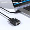 DriverGenius SerialPulseX USB to Serial RS232 DB9 Adapter Cable with 9 x LED Indicators - Prolific PL2303GC - Compatible with Windows 11, macOS 15, Linux (USB232A-E-A, 3ft/1m) view 3