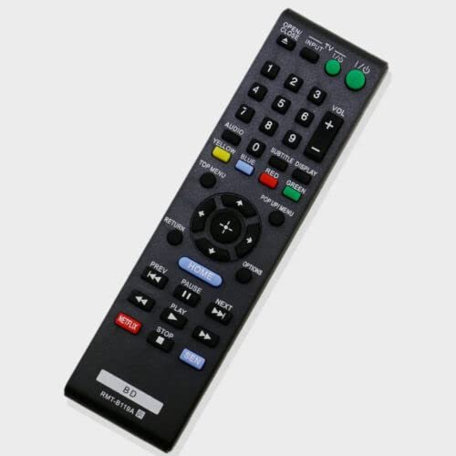 Replacement Remote Control Replace for TV/Audio/Projector for Sony BDP-S380 BDP-S380 BDP-S380 P-S470 BDP-S480
