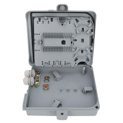 Trays Electrical Fiber Distribution TerminalsFiber Optical Terminal Box 12 Core FTTH Fiber Optic Distribution Enclosure IP65